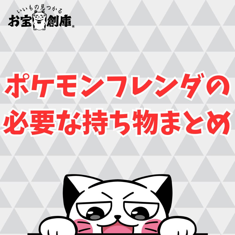 【初心者】ポケモンフレンダで遊ぶ時に必要な持ち物まとめ! 【初心者】ポケモンフレンダで遊ぶ時に必要な持ち物まとめ!
