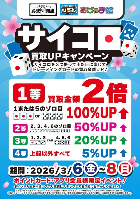 260213お宝創庫プレイズおじゃま館_サイコロイベント