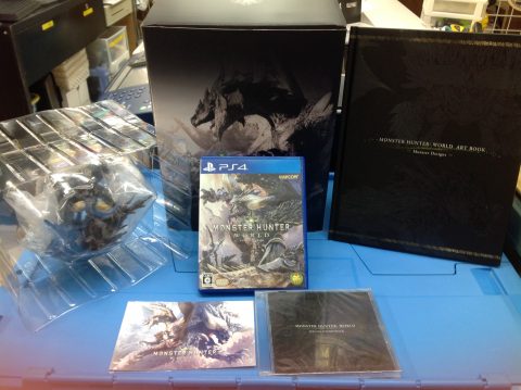 Ps4版 モンスターハンター ワールド コレクターズエディションが来ました ゲーム フィギュア トレカの買取 お宝創庫 安城店